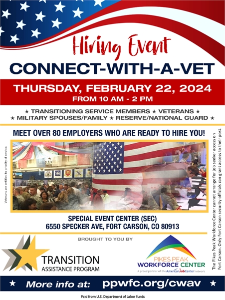 Connect-with-a-Vet Hiring Event