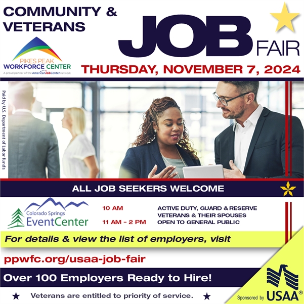 Community & Veterans Job Fair – In-Person